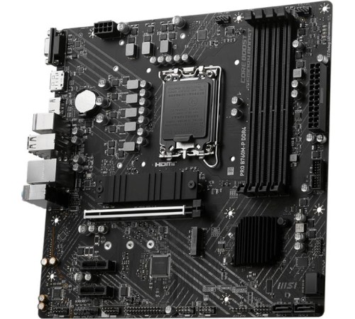 Материнская плата/ MB MSI INTEL B760 s1700, 4xDDR5(256GB), D-SUB/HDMI 2.1/DP, 1xPCIe 4.0x16, 2xPCIe 4.0, 1xLAN, 4xSATA 6Gb/s, 2xM.2, 1xUSB-C, 1xUSB 3.2, 4xUSB 2.0, 2xPS/2, mATX Материнская плата/ MB MSI INTEL B760 s1700, 4xDDR5(256GB), D-SUB/HDMI 2.1/DP, 1xPCIe 4.0x16, 2xPCIe 4.0, 1xLAN, 4xSATA 6Gb/s, 2xM.2, 1xUSB-C, 1xUSB 3.2, 4xUSB 2.0, 2xPS/2, mATX