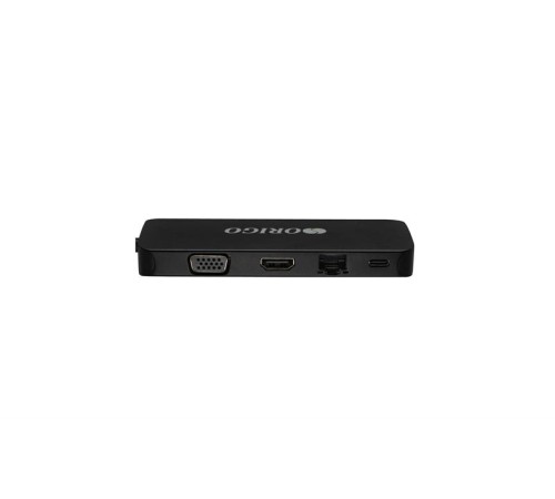 Док-станция ORIGO Док-станция USB-C, 4xUSB 3.0, 1xUSB-C/PD 3.0, 1x1000Base-T, 1xHDMI, 1xVGA, слот SD/TF/microSD, 1x3,5мм TRRS