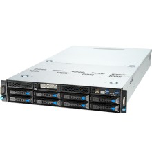 Серверная платформа/ ASUS ESC4000-E10; 2U; 8 x 2.5" or 3.5" HS (SATA/SAS/NVME)+ 1*M.2; Intel  PCH C621A; 2 x Socket P+ ; 16*DDR4  RDIMM; 4*PCIex16 (or 8*PCIex16)+ 2*PCIex16 + *; 1+1 Redundant 1600W 80 PLUS Platinum Power Supply