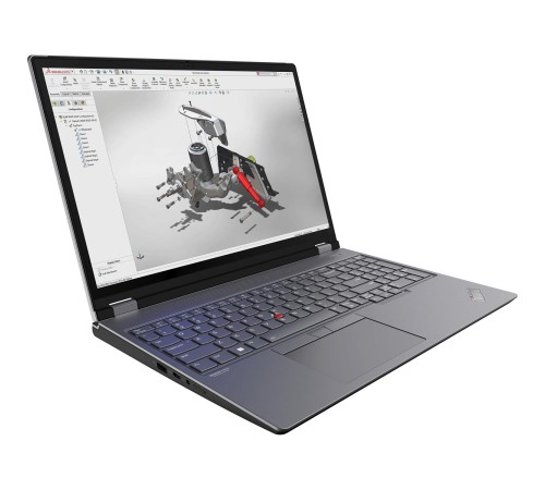 Ноутбук/ Lenovo ThinkPad P16 G2 16" WQUXGA (3840 x 2400) IPS 100%DCI-P3 800 nits, Intel i7-14700HX,  32GB DDR5, 1TB SSD, NVIDIA RTX 1000 Ada 6Gb, Intel® Wi-Fi 6E, 1080P FHD RGB Cam, 94Wh,  Backlit Keys, Win 11 Pro, Black ( EN_kbd , 3pin cable)