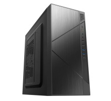 Корпус с блоком питания 450Вт./ Case Forza mATX case, black, w/PSU 450W 12cm, w/2xUSB2.0, w/2xUSB3.0, w/1xType-C (USB2.0), w/pwr cord, w/o FAN
