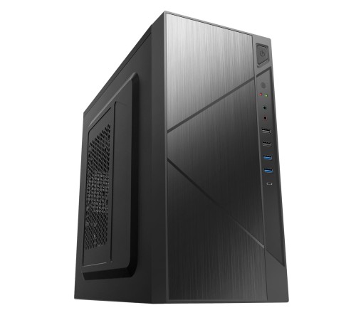 Корпус с блоком питания 450Вт./ Case Forza mATX case, black, w/PSU 450W 12cm, w/2xUSB2.0, w/2xUSB3.0, w/1xType-C (USB2.0), w/pwr cord, w/o FAN