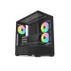 Корпус ПК без блока питания/ Case SAMA V40 Black, Midi-Tower, TG, 6x120mm ARGB, 2xUSB 3.0 + 1xUSB 3.1 Type-C, ATX, mATX, mITX Black