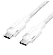 Кабель Vention USB 2.0 CM/CM - 1м. Белый 3А PD60W