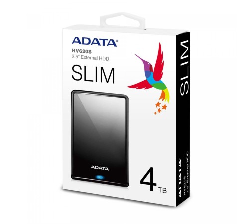 Жесткий диск внешний/ Portable HDD 1TB ADATA HV620S (Black), USB 3.2 Gen1, 115x78x11.5mm, 152g /3 года/ Жесткий диск внешний/ Portable HDD 1TB ADATA HV620S (Black), USB 3.2 Gen1, 115x78x11.5mm, 152g /3 года/