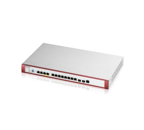 Межсетевой экран Межсетевой экран Zyxel USG FLEX 700H с подпиской Gold на 1 год (AV, CF, IDP/DPI, Sandboxing, SecuReporter, Secure Wi-Fi, 520 AP), Rack, 2xSFP+ (LAN/WAN), 2xRJ-45: 1/2.5/5/10G PoE+ (LAN/WAN), 2xRJ-45: