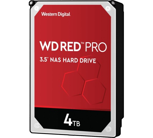 Жесткий диск/ HDD WD SATA3 4Tb Red Pro for NAS 7200 256mb 1 year warranty