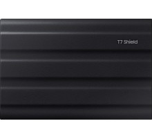 Внешние HDD и SSD/ Samsung External SSD T7 Shield, 4TB, Type C-to-C/A, USB 3.2 Gen2, R/W 1050/1000MB/s, IP65, 88x59x13mm, 98g, Black (12 мес.)