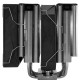 Кулер для процессора/ CPU Cooler Thermalright Royal Pretor 130 (4-pin PWM, 158mm, Ni/Cu, 6x6mm, 1x120+1x130mm, 80.45CFM/81.88CFM, 29.4dBA/28.3dBA, 2150PM/1750RPM, S: 1200, 1700, 1851, 2011, 2066, 115X, AM4, AM5, silver, black)
