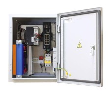 Коммутатор/ OSNOVO Уличный PoE коммутатор с термостабилизацией на базе уличной станции OSNOVO OS-34TB1, 6 *10/100Base-T с PoE (до 30W), 2 *10/100Base-T с PoE (до 60W), 1 *10/100/1000Base-T, 2 порт SFP 1000Base-X, суммарно PoE до 240W, IP66