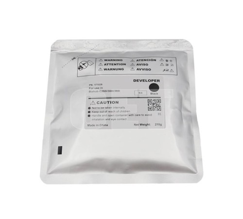 -/ Девелопер для KONICA MINOLTA Bizhub C250i/300i/360i (CET) Black, 210г, 1000000 стр.