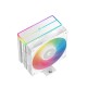 Кулер для процессора DEEPCOOL AG400 WH ARGB V2 LGA1851/1700/1200/115X/AM5/AM4 (18шт/кор, TDP 220W, PWM, ARGB Fan 120mm, 4 тепл. трубки, белый) RET (R-AG400-WHAMMN-GJD)