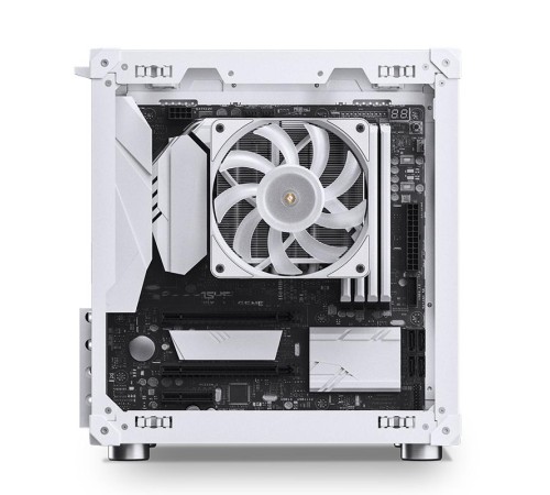 Корпус без блока питания/ Case JONSBO C6-ITX, Micro-Tower, no fan, 1xUSB-A 3.0 + 1xUSB-C 3.1, mDTX, mITX White