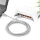 Greenconnect Патч-корд прямой 0.2m, UTP кат.5e, серый, позолоченные контакты, 24 AWG, литой, GCR-LNC03-0.2m, ethernet high speed 1 Гбит/с, RJ45, T568B