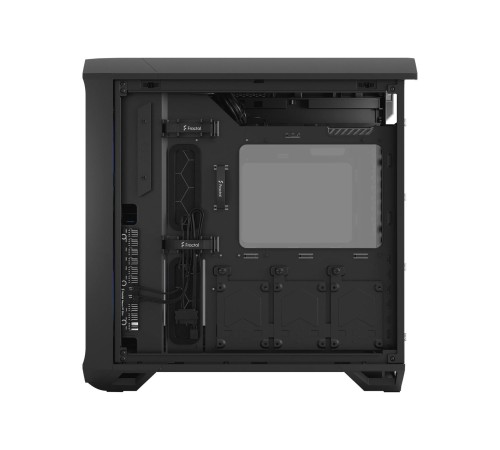 Корпус ПК без блока питания/ Case Fractal Design Torrent Compact RGB TG Light Tint, Midi-Tower, 2x180mm RGB, 2xUSB-A 3.2 + 1xUSB 3.2 Type-C E-ATX, SSI-CEB, ATX, mATX, mITX Black