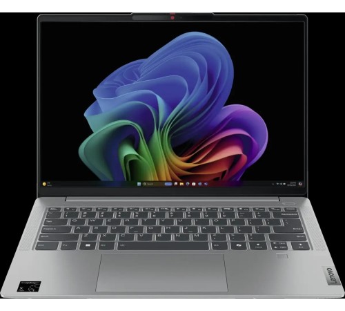 Ноутбук/ Lenovo IdeaPad Slim 5 14Q8X9 14"(1920x1200 IPS)/Qualcomm Snapdragon X1P-42-100(3.4Ghz)/16384Mb/512PCISSDGb/noDVD/Int:Adreno X1-85/Cam/BT/WiFi/57WHr/war 1y/1.48kg/cloud grey/Win11Home + 65W, RU kbd