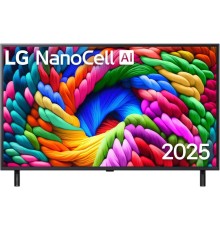Телевизор ЖК 43'' LG/ 43", Ultra HD, Nano Color, Local Dimming, Smart TV, WebOS, Wi-Fi, DVB-T2/C/S2, MR, 60Hz Native, 2.0ch (20W), 2 HDMI, 2 USB, 2 Pole, Ashed Blue, 2025