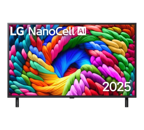 Телевизор ЖК 43'' LG/ 43", Ultra HD, Nano Color, Local Dimming, Smart TV, WebOS, Wi-Fi, DVB-T2/C/S2, MR, 60Hz Native, 2.0ch (20W), 2 HDMI, 2 USB, 2 Pole, Ashed Blue, 2025