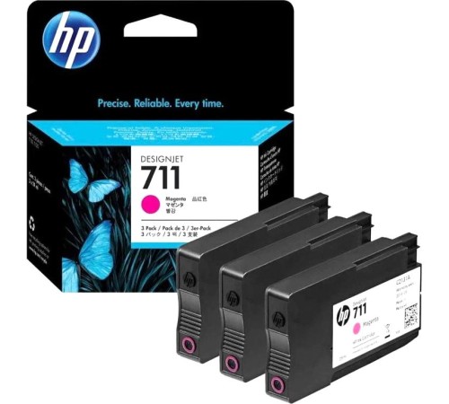 Набор картриджей/ HP 711 3-Pack 29-ml Mag Ink Cartridge Набор картриджей/ HP 711 3-Pack 29-ml Mag Ink Cartridge