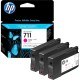 Набор картриджей/ HP 711 3-Pack 29-ml Mag Ink Cartridge