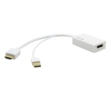 Переходник HDMI вилка на DisplayPort розетку, поддержка 4К