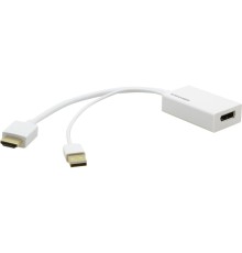 Переходник HDMI вилка на DisplayPort розетку, поддержка 4К