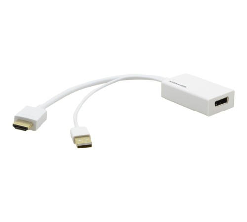 Переходник HDMI вилка на DisplayPort розетку, поддержка 4К