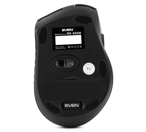 Беспроводная мышь SVEN RX-425W, чёрная
