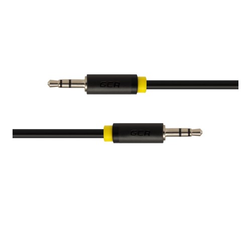 Greenconnect Кабель аудио 0.25m jack 3,5mm/jack 3,5mm черный, желтая окантовка, ультрагибкий, 28 AWG, M/M, Premium GCR-AVC1114-0.25m, экран, стерео Greenconnect Кабель аудио 0.25m jack 3,5mm/jack 3,5mm черный, желтая окантовка, ультрагибкий, 28 AWG, M/M, Premium GCR-AVC1114-0.25m, экран, стерео