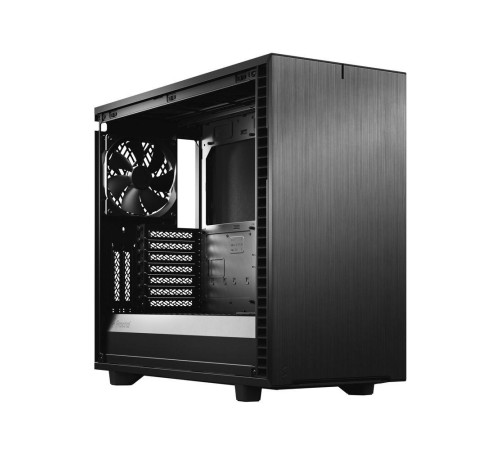 Корпус ПК без блока питания/ Case Fractal Design Define 7 Solid, Midi-Tower, 3x140mm, 2xUSB-A 2.0 + 2xUSB-A 3.2 + 1xUSB 3.2 Type-C E-ATX, ATX, mATX, mITX Black