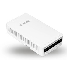 DCN new generation wifi6 in-wall AP, dual-band and total 4 spatial streams, IEEE 802.11a/b/g/n/ac/ax supported (2.4GHz 22 and 5GHz 22, fat/fit, Support 4 ports 100M/1000M Base-T downlink ports, support 1 port Giga uplink port and 2 ports Giga passthrough