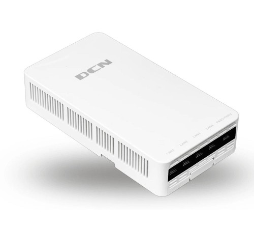 DCN new generation wifi6 in-wall AP, dual-band and total 4 spatial streams, IEEE 802.11a/b/g/n/ac/ax supported (2.4GHz 22 and 5GHz 22, fat/fit, Support 4 ports 100M/1000M Base-T downlink ports, support 1 port Giga uplink port and 2 ports Giga passthrough DCN new generation wifi6 in-wall AP, dual-band and total 4 spatial streams, IEEE 802.11a/b/g/n/ac/ax supported (2.4GHz 22 and 5GHz 22, fat/fit, Support 4 ports 100M/1000M Base-T downlink ports, support 1 port Giga uplink port and 2 ports Giga passthrough