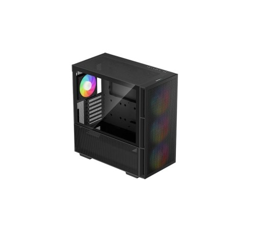 корпус Deepcool CH560 без БП, боковое окно (закаленное стекло), 3x140мм ARGB вентилятор спереди и 1x120мм ARGB вентилятор сзади, черный, ATX (R-CH560-BKAPE4-G-1)