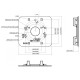 Крепление на столб DAHUA DH-PFA152-E, Pole Mount Bracket
