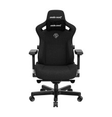 Кресло игровое Anda Seat Kaiser 3, цвет чёрный, размер L (120кг), материал ткань (модель AD12)