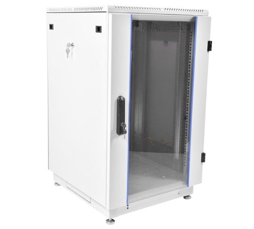 Шкаф ЦМО Шкаф телекоммуникационный напольный 24U (600  1000) дверь стекло