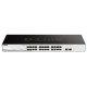 Коммутатор D-Link Управляемый L2 коммутатор, 24x1000Base-T, 2x1000Base-X SFP, защита от статического электричества до 6 кВ, CLI