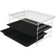 Встраиваемые электрические духовки GORENJE/ Духовой шкаф, 77л, 60 см, ExtraSteam: приготовление с паром, Очистка паром AquaClean, черный