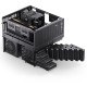 Корпус без блока питания/ Case JONSBO N5, Mini-Tower, 3x120mm, 1xUSB-A 3.0 + 1xUSB-C 3.2, E-ATX, ATX, mATX, mITX Black