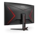 Монитор игровой 31.5'' 16:9 2560х1440(WQHD) VA, Curved, 165 Hz, 250 cd/m2, 3000:1, 80M:1, 4ms, 2xHDMI, DP, Tilt, Speakers, Black+Cherry (Мятая упаковка)
