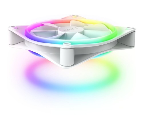 Комплект кулеров для корпуса ПК/ Case Cooler NZXT F120 RGB DUO Triple Pack (120x120x25mm, 4-pin PWM, RGB, 48.58CFM, 29dBA, 1800RPM, White, 3pcs)