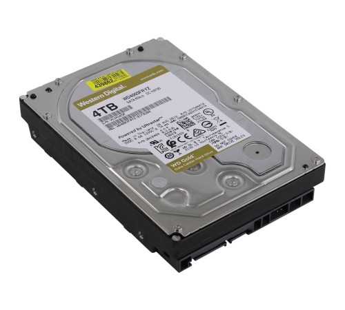Жесткий диск/ HDD WD SATA3 4Tb Gold 7200 256mb  1 year warranty