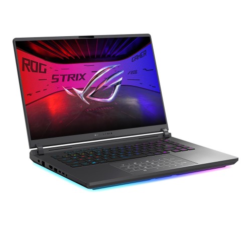 Ноутбук/ ASUS ROG Strix G16 G615LR-S5162 16"(2560x1600 (матовый, 240Hz) IPS)/Intel Core Ultra 7 255HX(2.4Ghz)/16384Mb/1024PCISSDGb/noDVD/Ext:NVIDIA GeForce RTX 5070 Ti(12288Mb)/Cam/BT/WiFi/90WHr/war 1y/2.65kg/Eclipse Gray/DOS