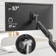 ONKRON кронштейн для монитора 17"-57" настольный, чёрный G130