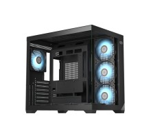 Корпус без блока питания/ Case PCCooler C3T700 ARGB BK, Midi-Tower, TG, 4x120mm ARGB, 1xUSB-A 3.0 + 1xUSB-A 2.0 + 1xUSB-C, ATX, mATX, mITX Black