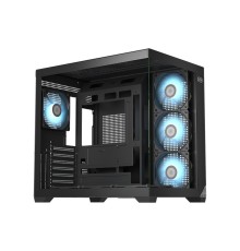 Корпус без блока питания/ Case PCCooler C3T700 ARGB BK, Midi-Tower, TG, 4x120mm ARGB, 1xUSB-A 3.0 + 1xUSB-A 2.0 + 1xUSB-C, ATX, mATX, mITX Black