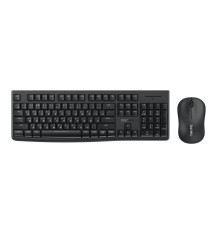 Комплект беспроводной Dareu MK188G Black (черный), клавиатура LK185G (мембранная, 104кл, EN/RU) + мышь LM106G (DPI 1200), ресивер  2,4GHz