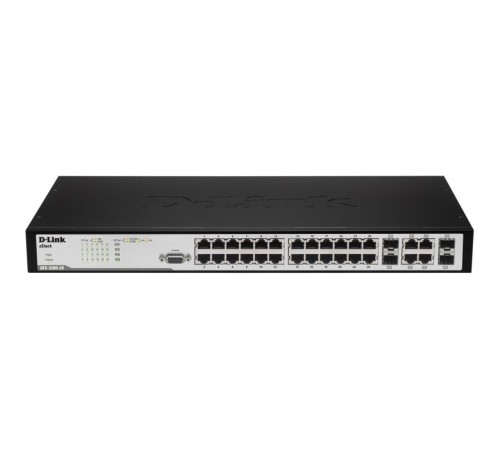 Коммутатор/ DES-3200-28_RFB/A1 Refurbished unit, clean, fully tested, well-packed with power cable and 19' rack mounts.Managed L2 Switch 24x100Base-TX, 2x1000Base-X SFP, 2xCombo 1000Base-T/SFP, Surge 6KV, CLI, RJ45 Console, Dying Gasp, H/W A1.
