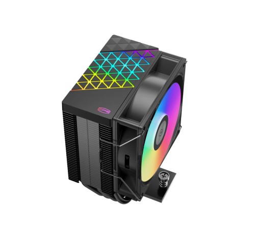 Кулер для процессора/ CPU Cooler PCCooler R400 ARGB BK (180W, 4-pin PWM, 133mm, Al/Cu, 4x6mm, ARGB, 1x92mm, 40.94CFM, 30dBA, 2200RPM, S: 1851/1700/1200/115X, AM5/AM4, black) Кулер для процессора/ CPU Cooler PCCooler R400 ARGB BK (180W, 4-pin PWM, 133mm, Al/Cu, 4x6mm, ARGB, 1x92mm, 40.94CFM, 30dBA, 2200RPM, S: 1851/1700/1200/115X, AM5/AM4, black)