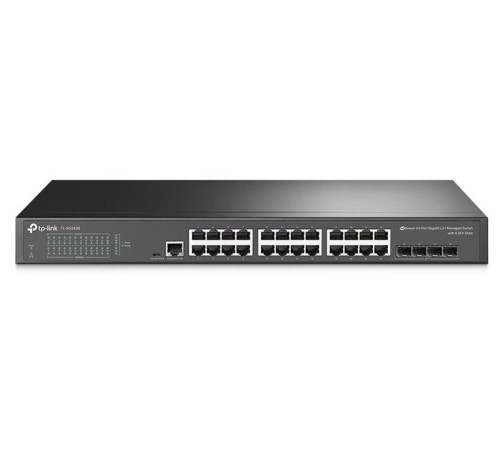 коммутатор TP-Link SG3428, Omada™ 24-Port Gigabit L2+ Managed Switch with 4 SFP Slots